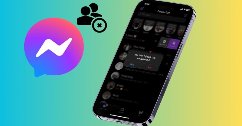 Cách xóa nhóm trên Messenger cho điện thoại và máy tính