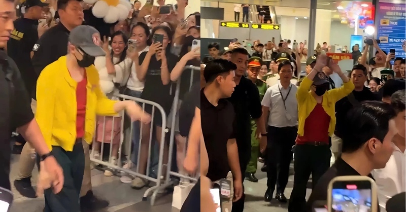 G-Dragon tại sân bay Nội Bài