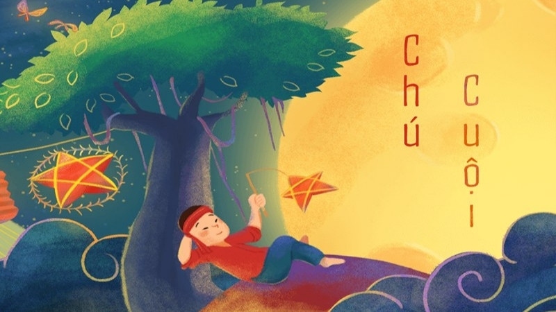 Chú Cuội nằm dưới trăng cùng đèn sao
