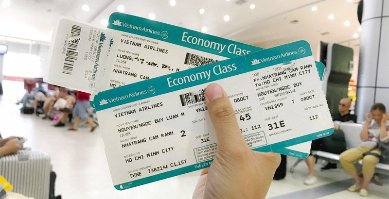 Kiểm tra vé máy bay Vietnam Airlines đã đặt như thế nào