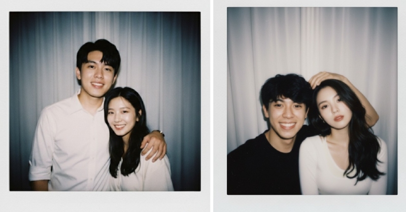 Ảnh chụp cùng người nổi tiếng được tạo bởi Gemini Polaroid AI