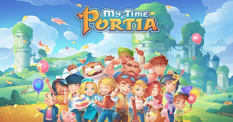 Nhân vật vui nhộn trong thế giới tươi sáng My Time at Portia