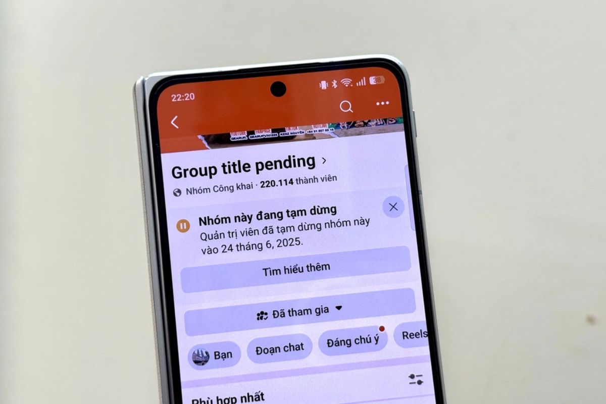 Cách khắc phục hội nhóm Facebook bị vô hiệu hóa nhanh chóng -1