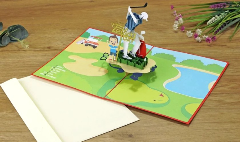 Thiệp ngày của cha 3D độc đáo