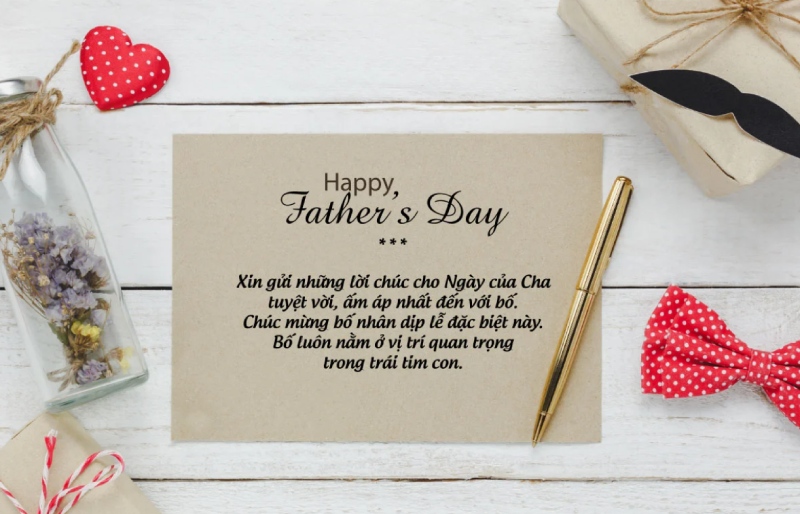 Lời chúc happy father's day