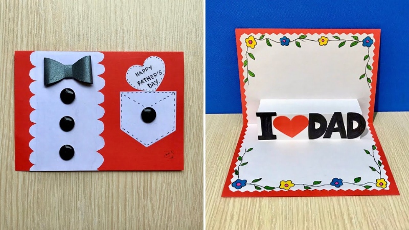 Mẫu thiệp I love Dad