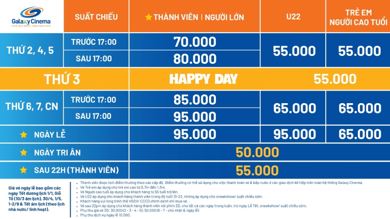 tham khảo giá vé cập nhật tháng 6/2025