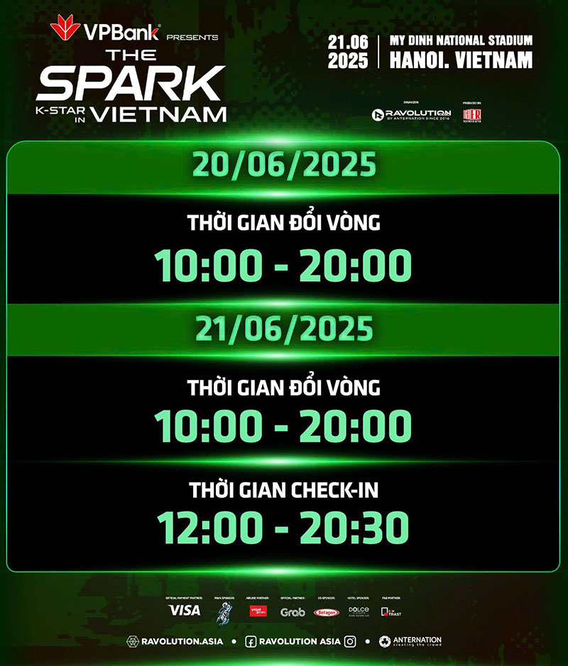 timeline-cua-concert-k-star-spark-2025 Timeline của concert K-Star Spark 2025