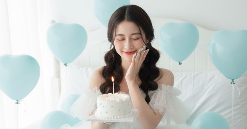 Prompt tạo ảnh sinh nhật tràn đầy cảm xúc