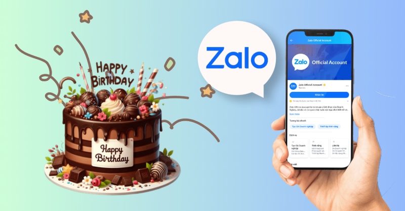 Cách tạo thiệp sinh nhật trên Zalo đầy ấn tượng, ý nghĩa