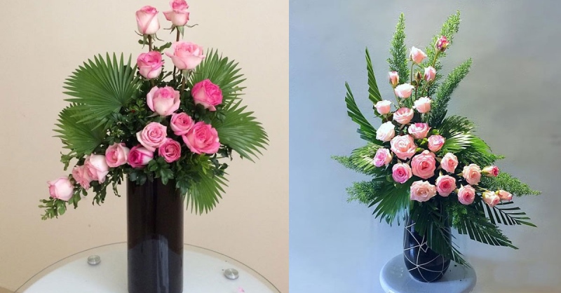 Gợi ý 17 Mẫu cắm hoa 20/10 đẹp, độc đáo và ý nghĩa