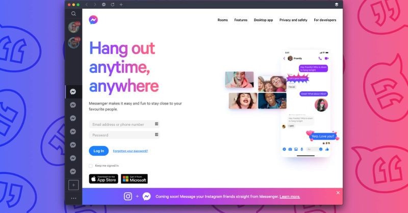 Cách đăng nhập Messenger web trên máy tính không cần vào Facebook