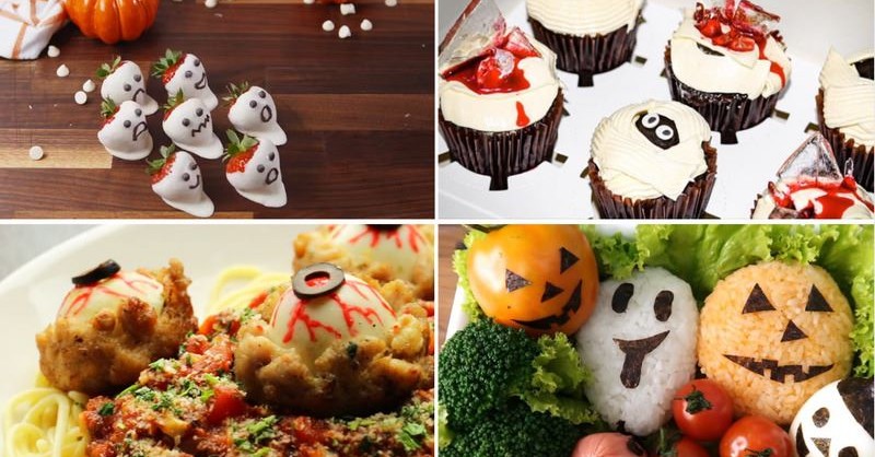 Tổng hợp 23 món ăn Halloween kinh dị, độc lạ, dễ làm