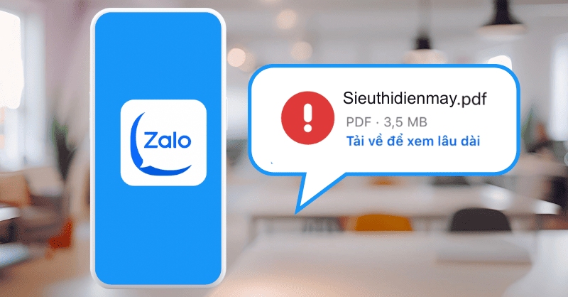 Nguyên nhân và cách khắc phục lỗi tải file Zalo trên điện thoại