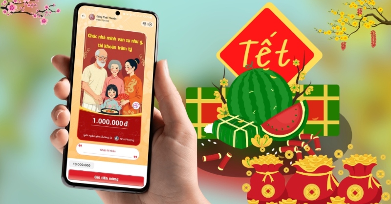 Cách tạo lì xì trên MoMo để mừng tuổi cho người thân, bạn bè