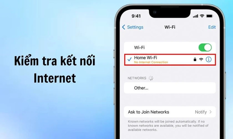 Kiểm tra kết nối Internet của điện thoại