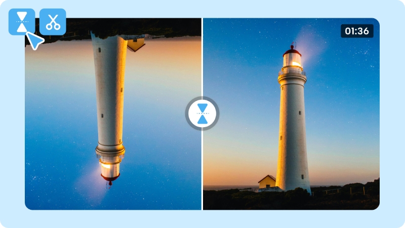 Lật video theo chiều dọc trong CapCut