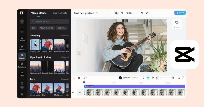Cách lọc tạp âm trong video bằng Capcut