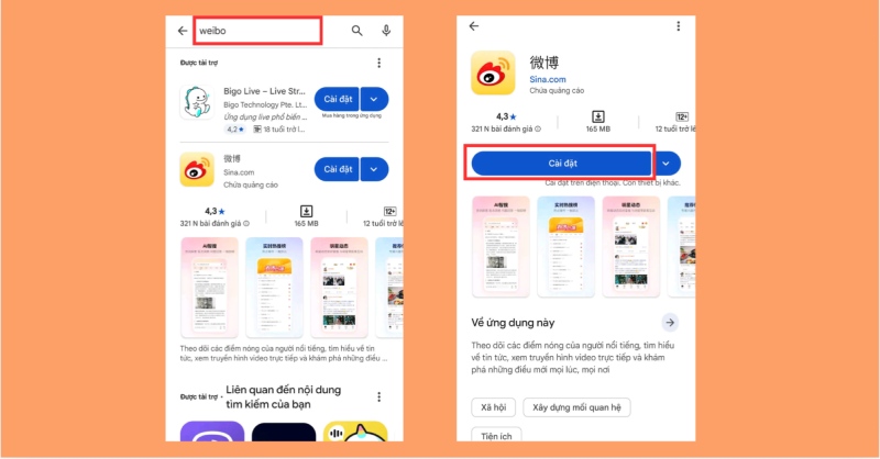 cach-tai-va-su-dung-weibo-7 Cài đặt ứng dụng Weibo trên điện thoại Android