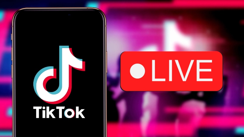 Màn hình TikTok Live hiển thị khi người dùng đủ điều kiện