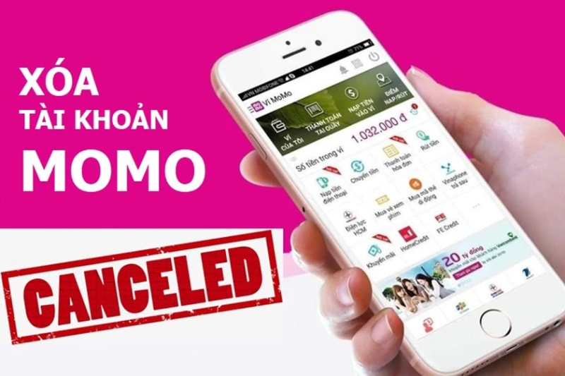Xóa tài khoản MoMo vĩnh viễn và hủy kích hoạt dịch vụ điện tử