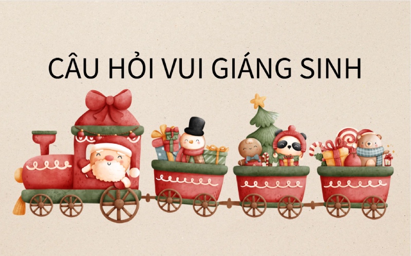 Tàu Noel chở ông già Noel và quà Giáng Sinh
