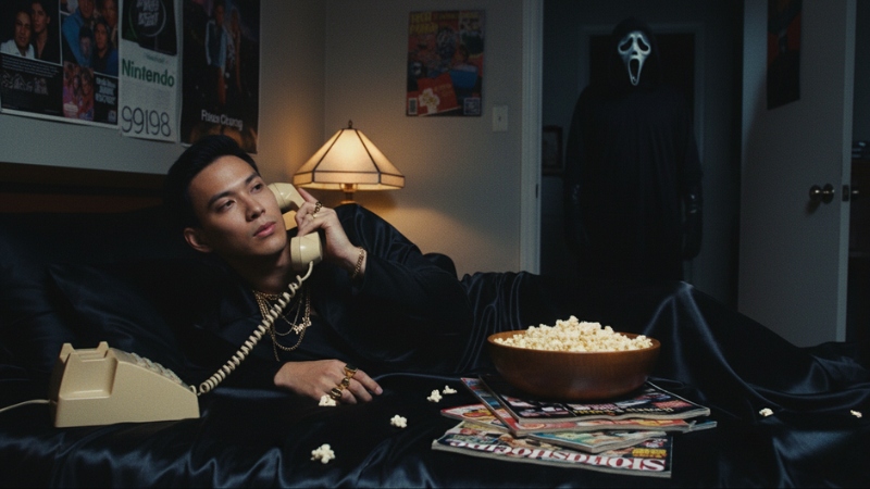 Câu lệnh tạo ảnh Halloween cho nam phong cách Y2K