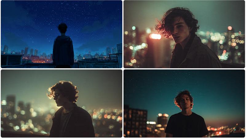 Chàng trai trên sân thượng