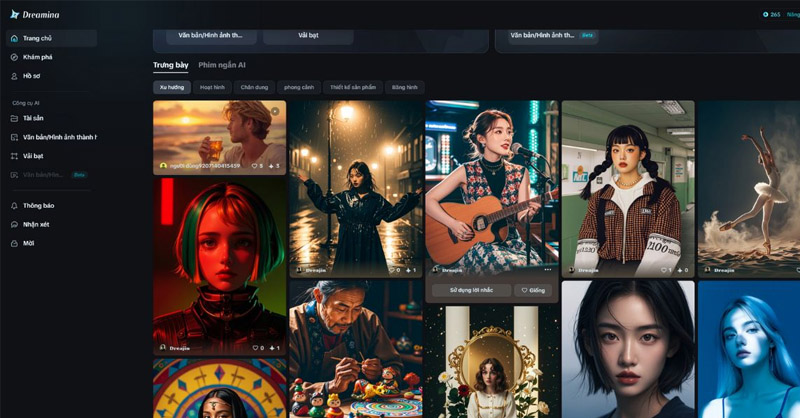 Dreamina AI nhanh chóng tạo dấu ấn trong cộng đồng sáng tạo