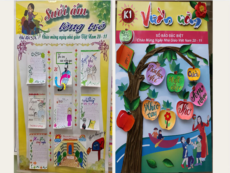 mau-bao-tuong-20-11-17 Mẫu báo tường 20/11 cho các bé tiểu học số 4
