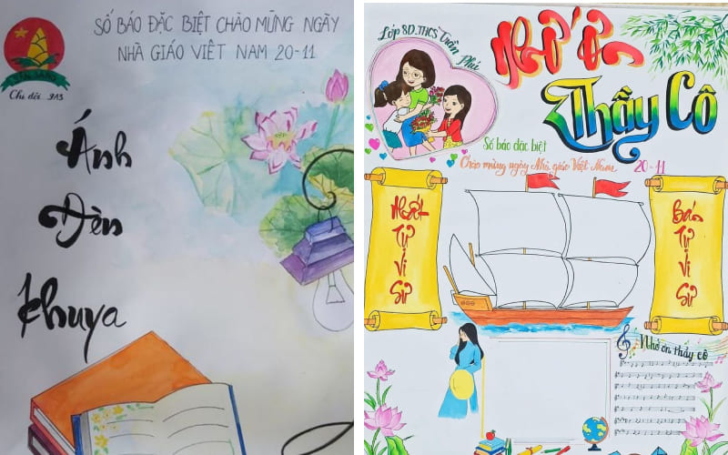 mau-bao-tuong-20-11-2 Mẫu báo tường 20/11 đơn giản số 1