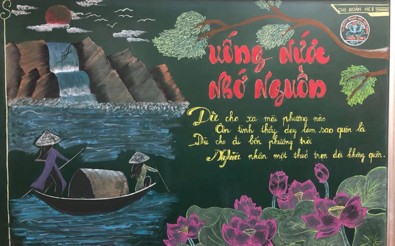 mau-bao-tuong-20-11-28 Mẫu trang trí bảng đen 20/11 số 2