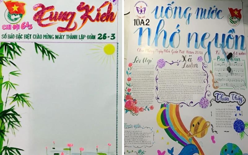 mau-bao-tuong-20-11-4 Mẫu báo tường 20/11 đơn giản số 3