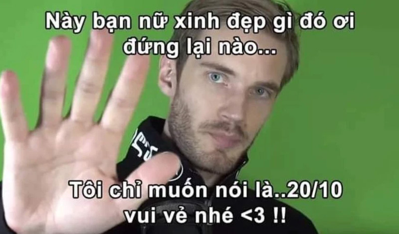 Lưu ngay meme 20/10 hài hước tặng bạn bè