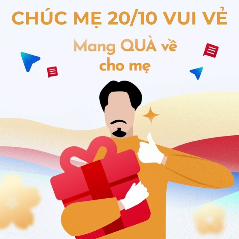 Lưu ngay meme 20/10 mang quà về cho mẹ