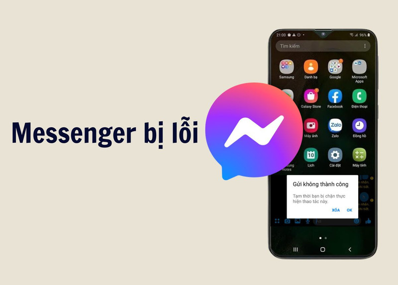 Messenger bị lỗi không đăng nhập nhập được