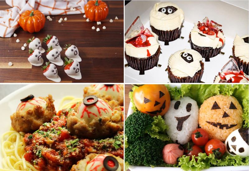 Các món ăn Halloween kinh dị, độc lạ