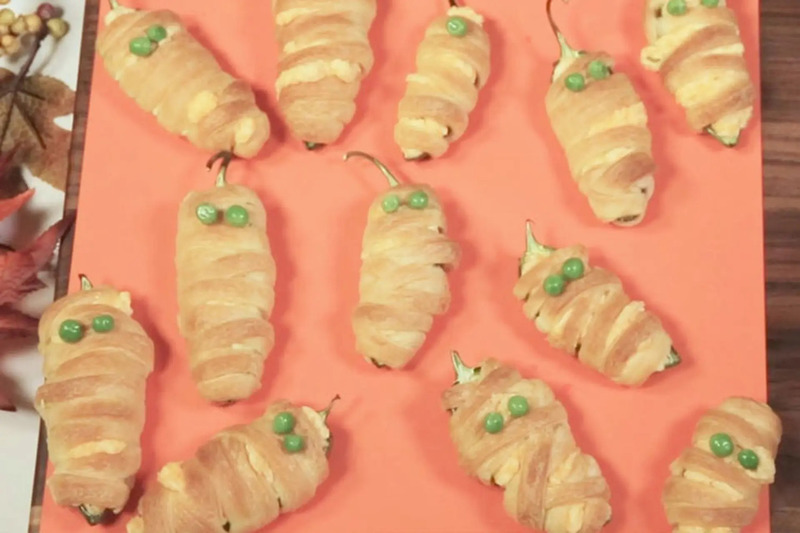 Món ăn ớt cuộn xác ướp