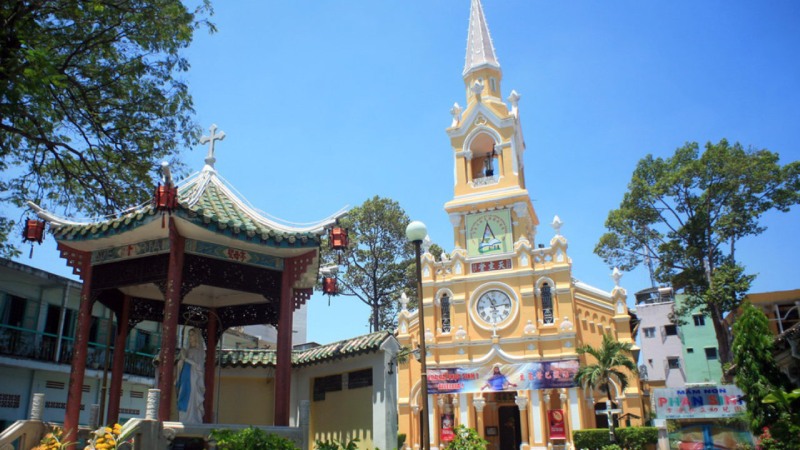 Nhà thờ Cha Tam mang nét giao hòa văn hóa Á - Âu