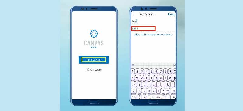 Nhấn vào Find School và tìm kiếm LSTS để đăng ký