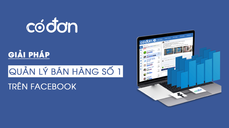 Giao diện phần mềm Codon quản lý bán hàng trên Facebook