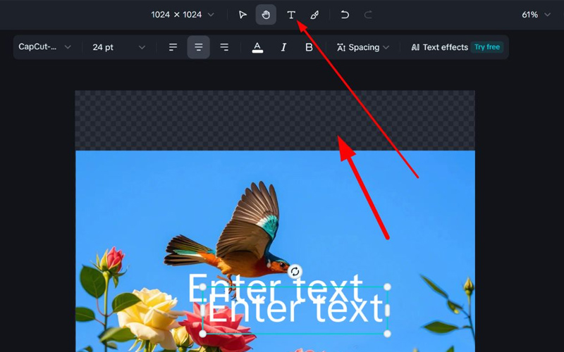 Thêm chữ vào ảnh để truyền tải thông điệp