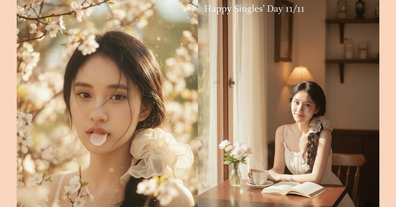 Gợi ý Prompt tạo hình ảnh mừng ngày lễ độc thân 11/11
