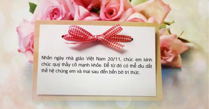 Tổng hợp 20 Lời ngỏ hay, ý nghĩa mừng ngày Nhà giáo Việt Nam