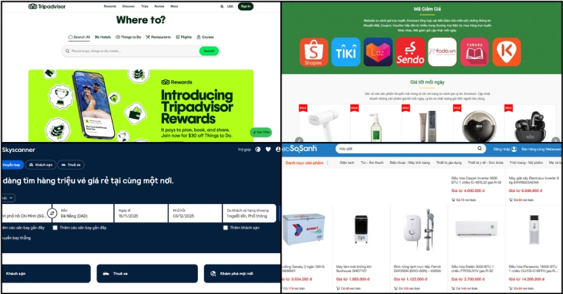 Top 5 Website so sánh giá nhanh giúp bạn săn sale thông minh