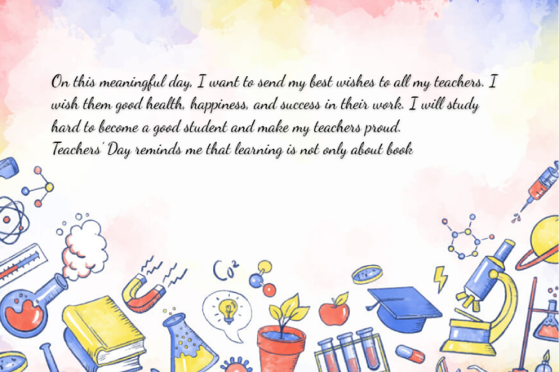 Mẫu thiệp bài văn 20/11 bằng tiếng Anh