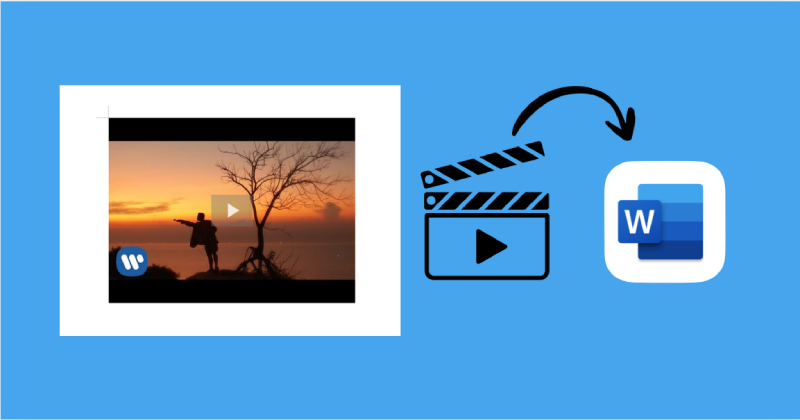 Minh họa chèn video vào Word từ nguồn ngoài