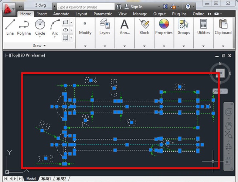 Sao chép hình ảnh từ AutoCAD