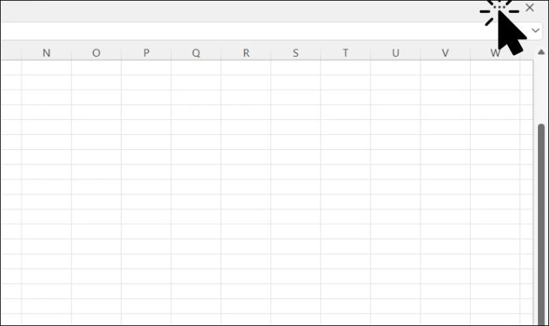 Nhấn biểu tượng thu gọn để hiện lại Ribbon