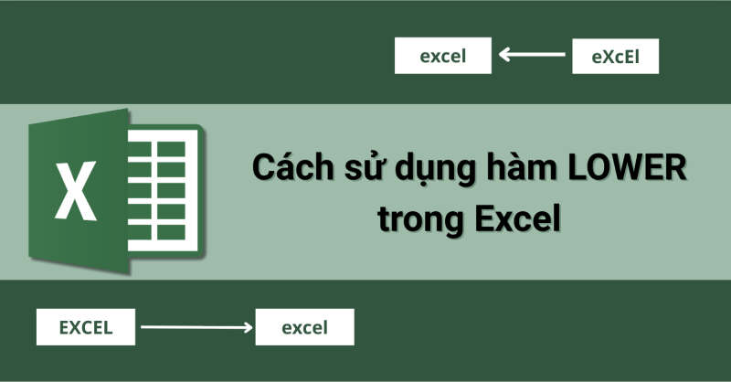 Hàm LOWER trong Excel
